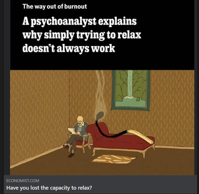 Burnout: why relaxing doesn’t always help.